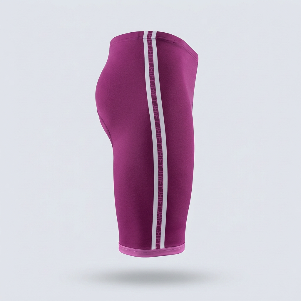 Lila Radhose als reine Produktaufnahme seitlich