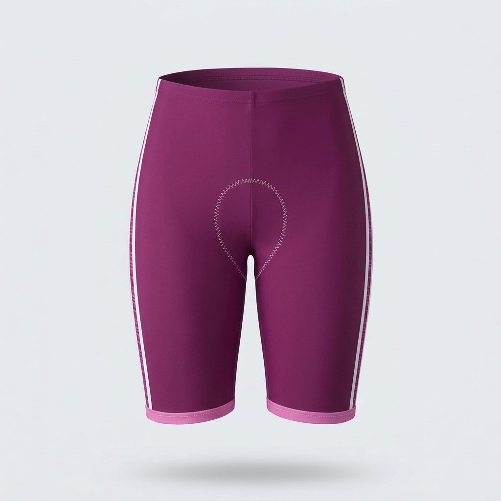 Lila Radhose als reine Produktaufnahme von vorne